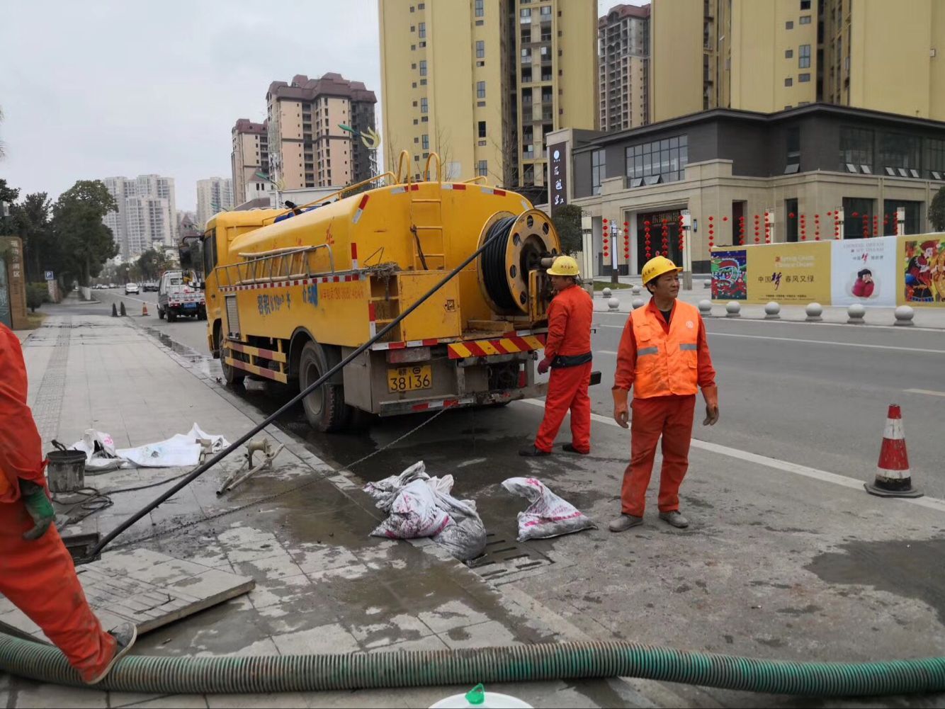射阳排污管道清淤-管道清洗